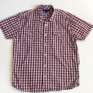 Men’s Tommy Hilfiger button front shirt XL